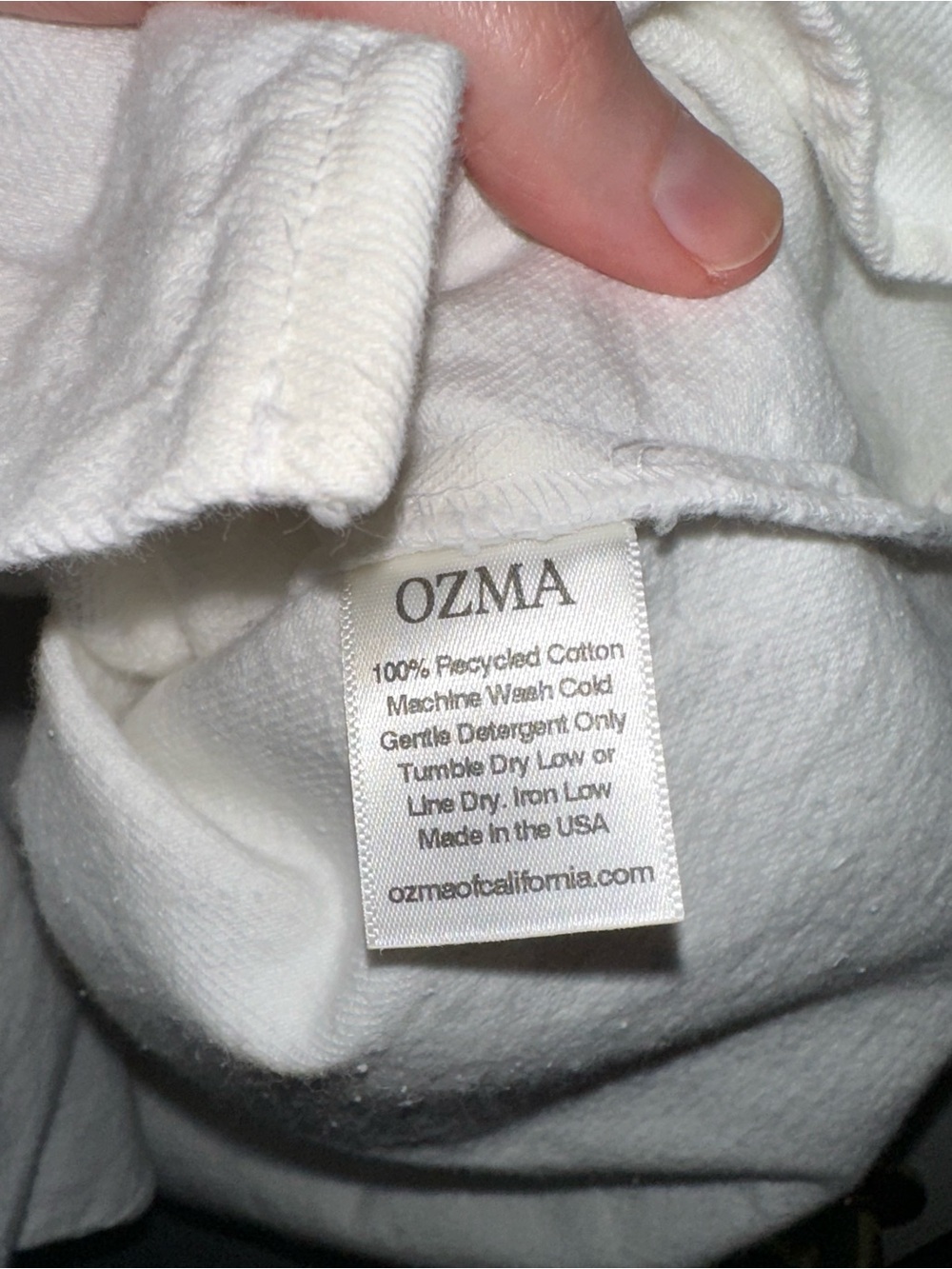 Ozma of California Denim Marcie Shirt in Salt - Picture 3 of 5